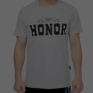 &#039;Honor&#039; 티셔츠 - Gray